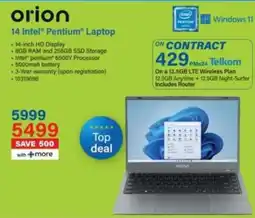 Incredible Connection Orion 14 Intel Pentium Laptop offer