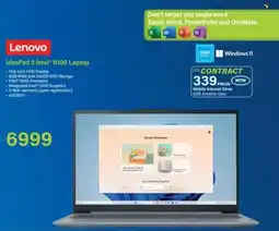 Incredible Connection Lenovo IdeaPad 3 Intel N100 Laptop offer