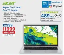 Incredible Connection Acer Aspire Go 15 Intel Core 5 Laptop offer