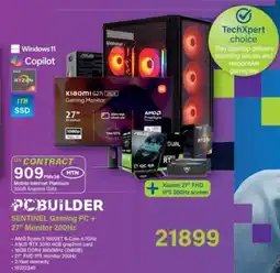 Incredible Connection PCBbuilder Sentinel Gaming PC + 27" Monitor 200Hz offer