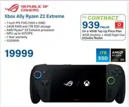 Incredible Connection Republic of Gamers Xbox Ally Ryzen Z2 Extreme offer