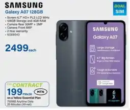 Incredible Connection Samsung Galaxy A07 128GB offer