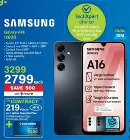 Incredible Connection Samsung Galaxy A16 128GB offer