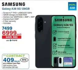Incredible Connection Samsung Galaxy A36 5G 128GB offer