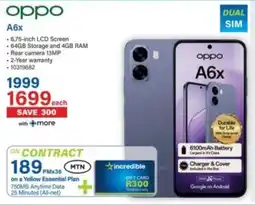 Incredible Connection Oppo A6x offer