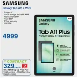 Incredible Connection Samsung Galaxy Tab A11+ WiFi offer