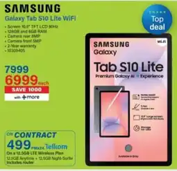 Incredible Connection Samsung Galaxy Tab S10 Lite WiFi offer