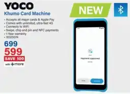 Incredible Connection Yoco Khumo Card Machine offer