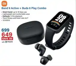 Incredible Connection Xiaomi Band 9 Active + Buds 6 Play Combo offer