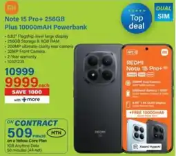 Incredible Connection Redmi Note 15 Pro+ 256GB Plus 10000mAH Powerbank offer