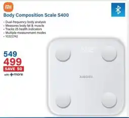 Incredible Connection Xiaomi Body Composition Scale S400 offer