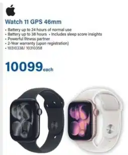 Incredible Connection Apple Watch 11 GPS 46mm offer