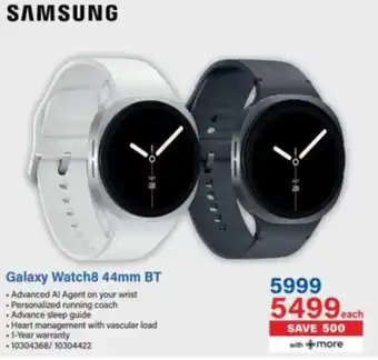 Incredible Connection Samsung Galaxy Watch8 44mm BT offer