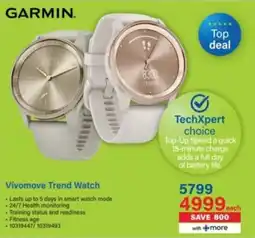 Incredible Connection Garmin Vivomove Trend Watch offer