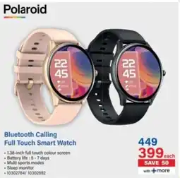 Incredible Connection Polaroid Bluetooth Calling Full Touch Smart Watch offer