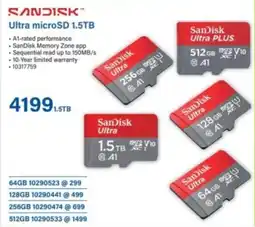Incredible Connection SanDisk Ultra microSD 1.5TB offer