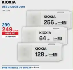 Incredible Connection Kioxia USB 3 128GB U301 offer