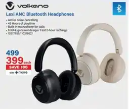 Incredible Connection Volkano Lexi ANC Bluetooth Headphones offer