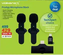 Incredible Connection Volkano X Prodigy Microphone Black offer