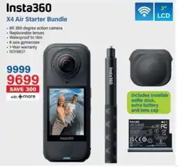 Incredible Connection Insta360 X4 Air Starter Bundle offer