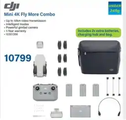 Incredible Connection Dji Mini 4K Fly More Combo offer