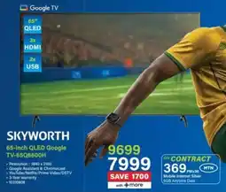 Incredible Connection Skyworth 65-inch QLED Google TV offer
