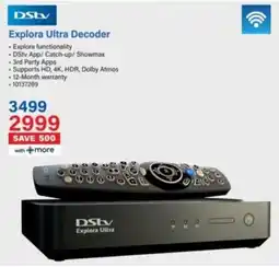 Incredible Connection DStv Explora Ultra Decoder offer