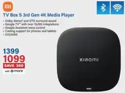 Incredible Connection Xiaomi TV Box S 3rd Gen 4K Media Player offer