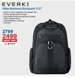 Incredible Connection Everki Atlas Business Backpack offer