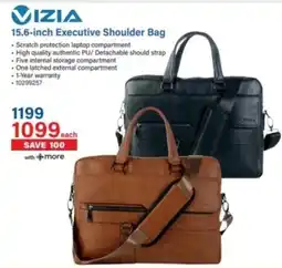 Incredible Connection Vizia 15.6-inch Executive Shoulder Bag offer