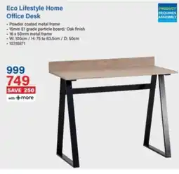 Incredible Connection Eco Lifestyle Home Office Desk offer