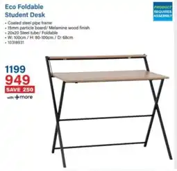 Incredible Connection Eco Foldable Student Desk offer