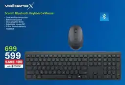 Incredible Connection Volkano X Scorch Bluetooth Keyboard + Mouse offer