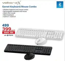 Incredible Connection Volkano X Garnet Keyboard/ Mouse Combo offer