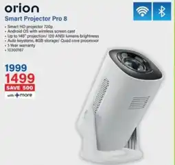 Incredible Connection Orion Smart Projector Pro 8 offer