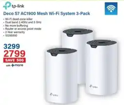 Incredible Connection Tp-link Deco S7 AC1900 Mesh Wi-Fi System offer