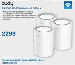 Incredible Connection Cudy AX3000 Wi-Fi 6 Mesh Kit offer