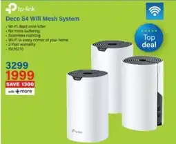 Incredible Connection Tp-link Deco S4 Wifi Mesh System offer