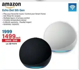 Incredible Connection Amazon Echo Dot 5th Gen offer