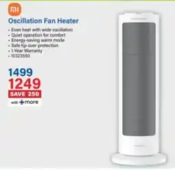 Incredible Connection Xiaomi Oscillation Fan Heater offer