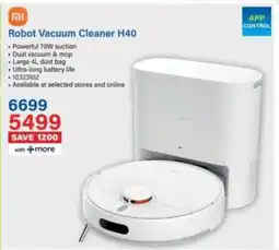 Incredible Connection Xiaomi Robot Vacuum Cleaner H40 offer