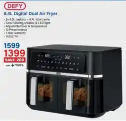 Incredible Connection Defy Digital Dual Air Fryer offer