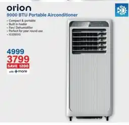 Incredible Connection Orion 9000 BTU Portable Airconditioner offer