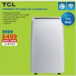 Incredible Connection TCL 14000BTU Portable Air Conditioner offer
