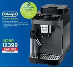 Incredible Connection DeLonghi Magnifica Evo Next offer
