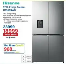 Incredible Connection Hisense Fridge Freezer offer