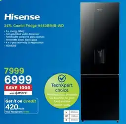 Incredible Connection Hisense Combi Fridge offer