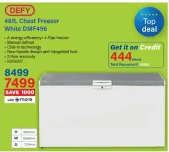 Incredible Connection Defy Chest Freezer White offer