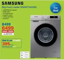 Incredible Connection Samsung Front Loader offer
