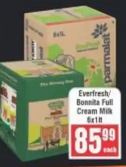 Frontline Everfresh/ Bonnita Full Cream Milk offer